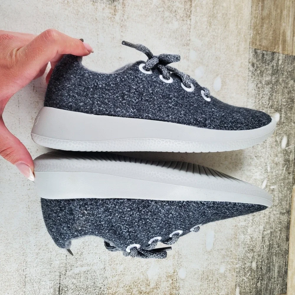 Allbirds Wool Runner Womens Shoes Sz 6 Running Athletic Gray Lace-Up Sneakers